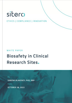 Biosafety Clinical Research Sites - White Paper - Sitero