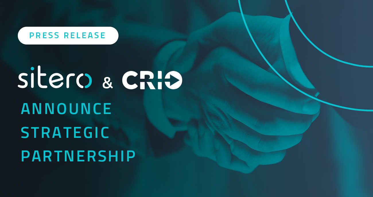Sitero CRIO - Strategic Partnership - Press Release