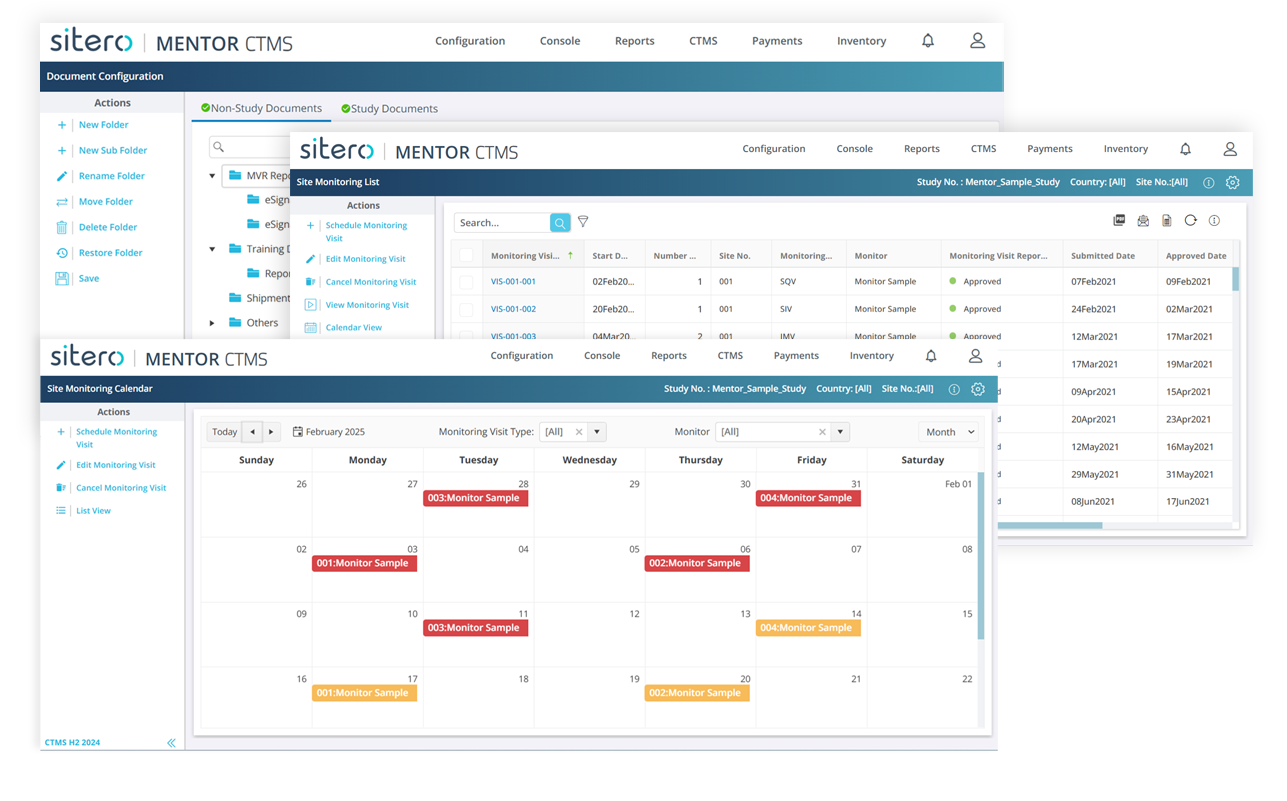 CTMS Software eClinical – Sitero Mentor CTMS Software eClinical - Sitero Mentor